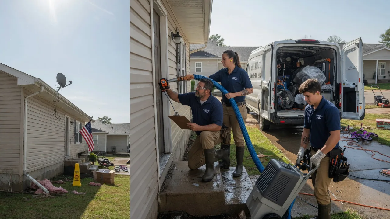 Ceiling Water Damage Restoration in Springfield, IL near me